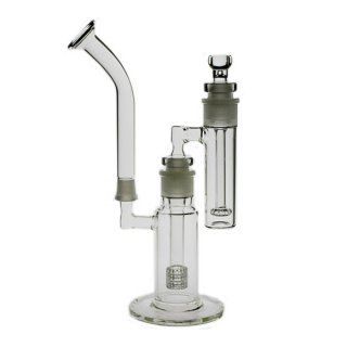 FC-MOD 34.5cm tall glass bong matrix perc smoking water pipe shower head perc oil Rigs joint size 18.8mm